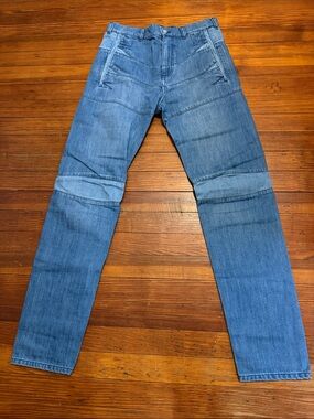 Authentic Kenzo Women's Slim Straight Blue Patchwork Jeans size 40